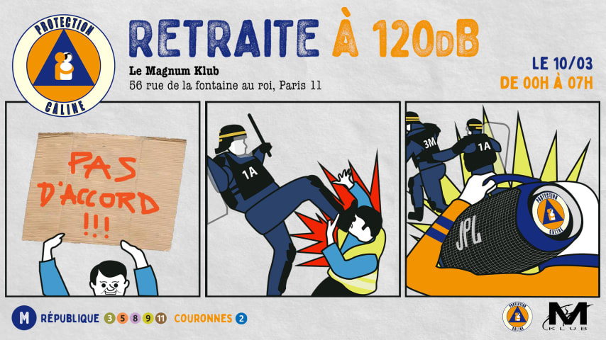 RETRAITE À 120db cover