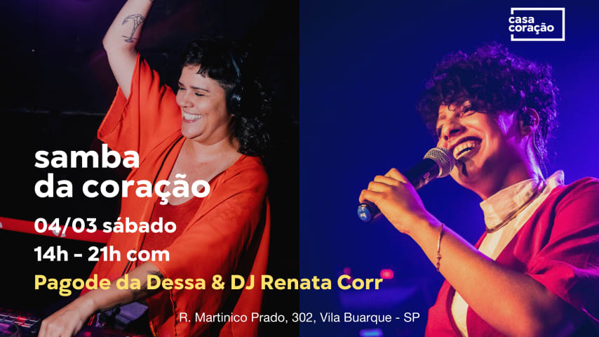 SAMBA DA CORAÇÃO COM PAGODE DA DESSA E DJ RENATA CORR cover