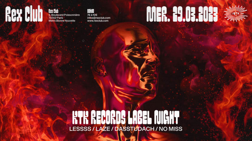 KTK Records label night: Lessss, Laze, Dasstudach, No Miss cover