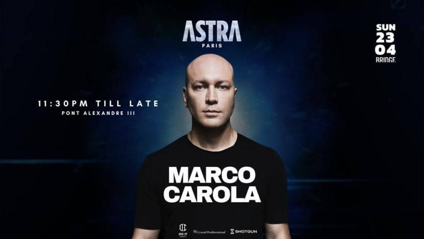 MARCO CAROLA @ BRIDGE, PARIS cover