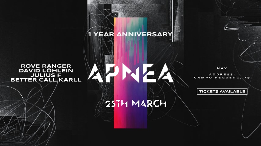 Apnea - 1 Year Anniversary - W/ David Löhlein / Rove Ranger cover