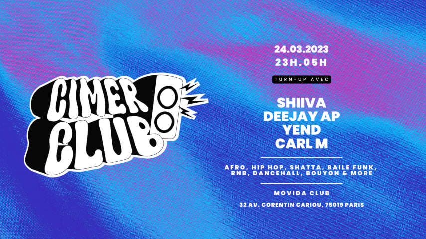 CIMER CLUB 24 MARS cover