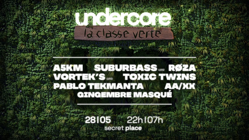 UNDERCORE : LA CLASSE VERTE cover