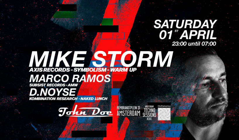Amsterdam Techno Sessions w/ Mike Storm (Axis Records) LIVE! cover
