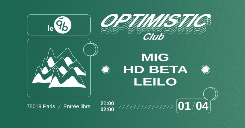 Optimistic Club #4 w/Leilo @Le 9b cover