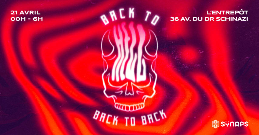 Sÿnaps x L'Entrepôt : BACK TO HELL cover