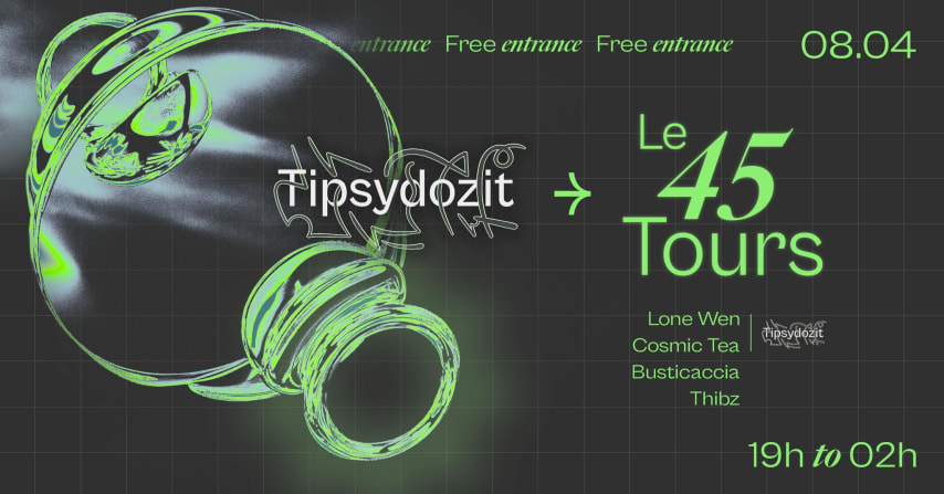 TIPSY DOZIT X LE 45 TOURS cover