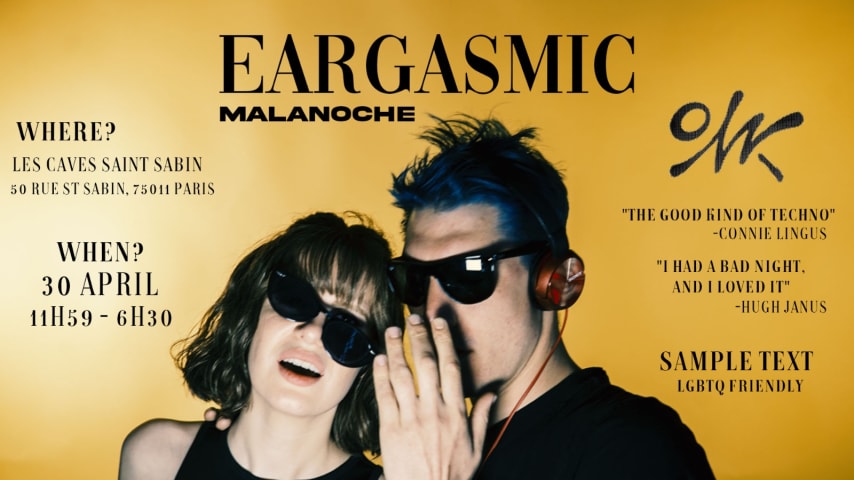 Malanoche : Eargasmic cover