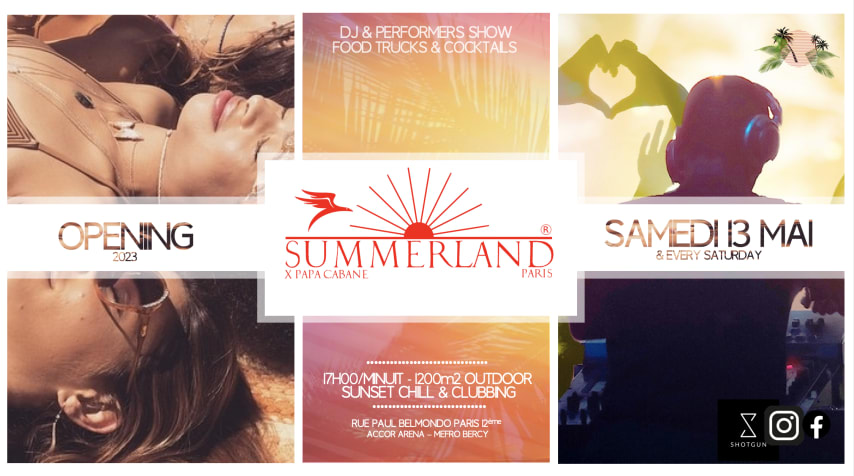 SUMMERLAND PARIS OPENING / APERO SUNSET & CLUBBING PARTY cover