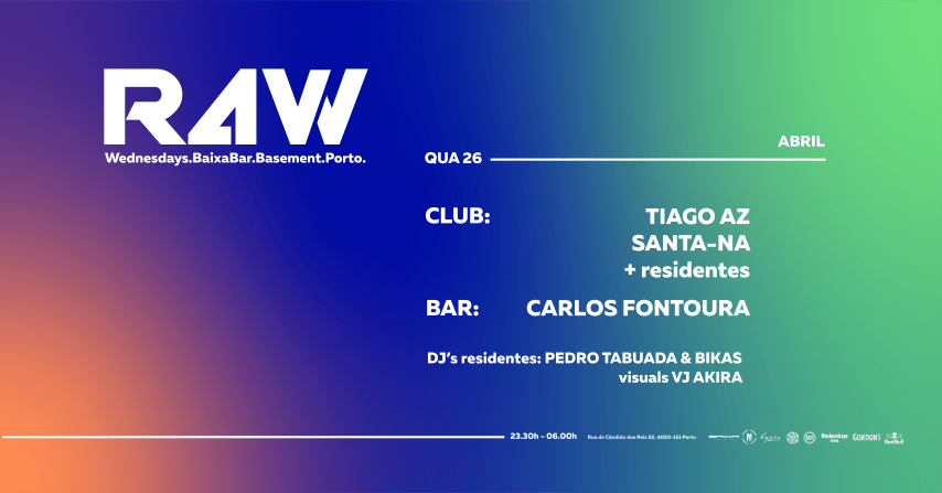 R4W w/ Tiago AZ x Santa-na + res & Carlos Fontoura, VjAkira cover