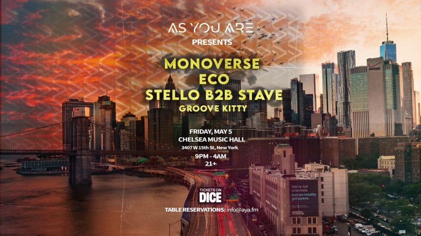 Monoverse, Eco, Stello B2B Stave, Groove Kitty cover