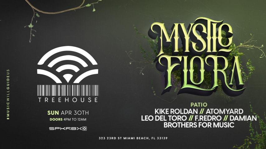 MYSTIC FLORA PRESENTS: SUNDAYS AFTERNOON AT THE PATIO cover