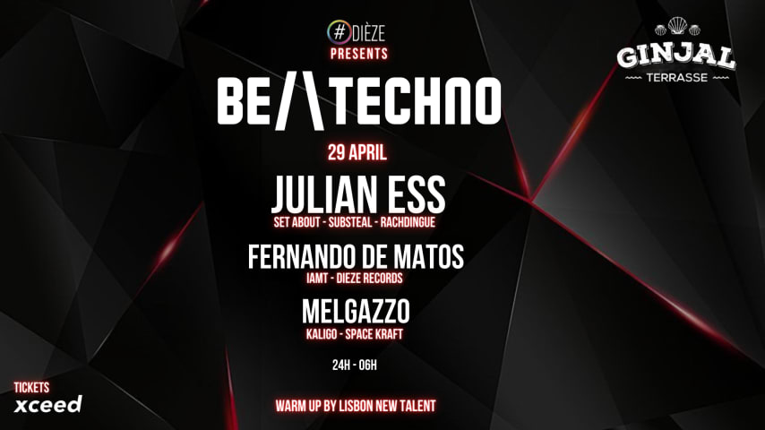 BE TECHNO by Dieze cover