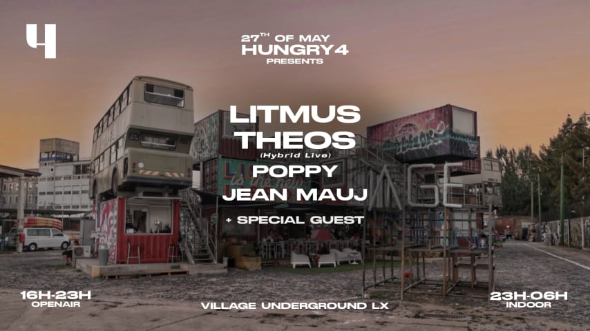 Hungry4 Day Festival @Village Underground ps. Theos, Litmus cover