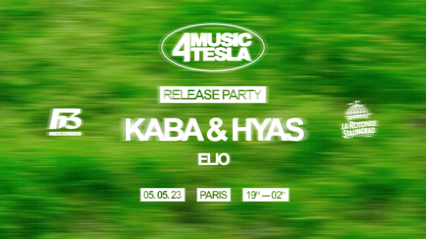 MUSIC 4 TESLA RELEASE PARTY W/ H3 RECORDS & HYAS cover