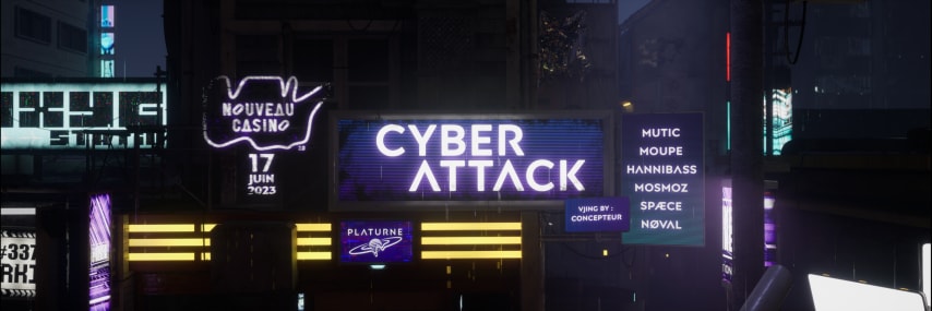 PLATURNE - CYBER ATTACK cover