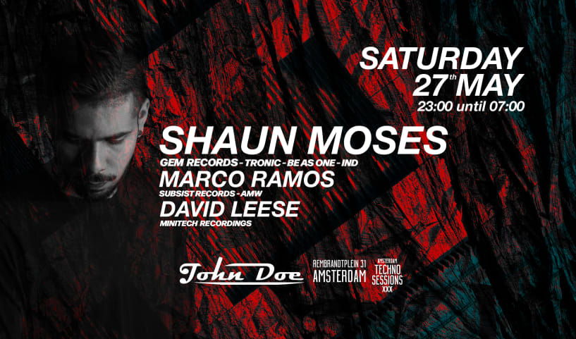 Amsterdam Techno Sessions with Shaun Moses - IND cover