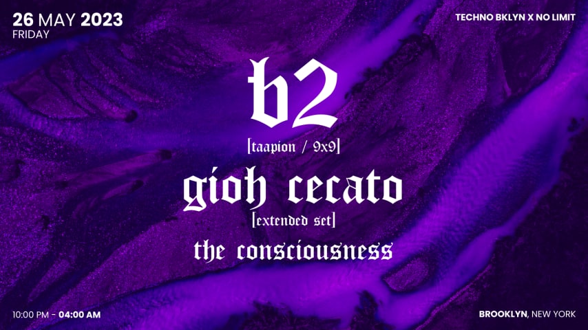 B2 (TAAPION/9X9) / GIOH CECATO (EXT SET) / THE CONSCIOUSNESS cover