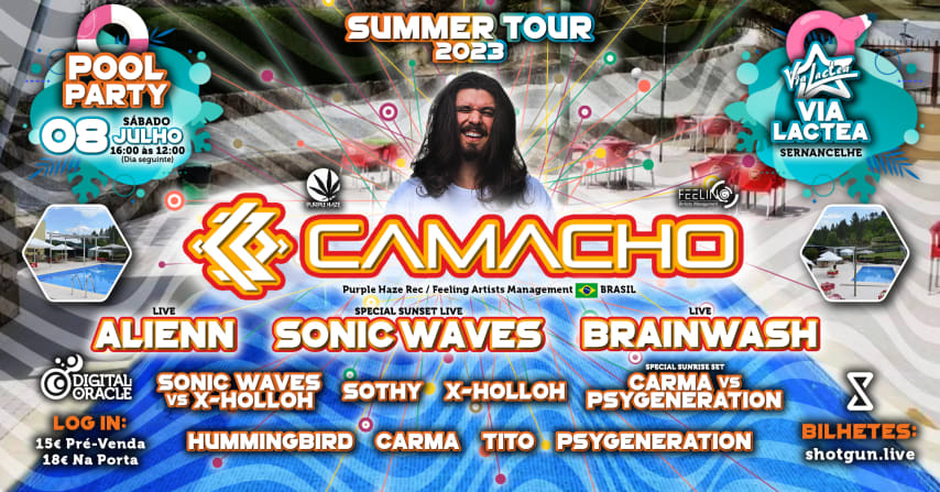CAMACHO Summer Tour 2023@ Via Láctea cover