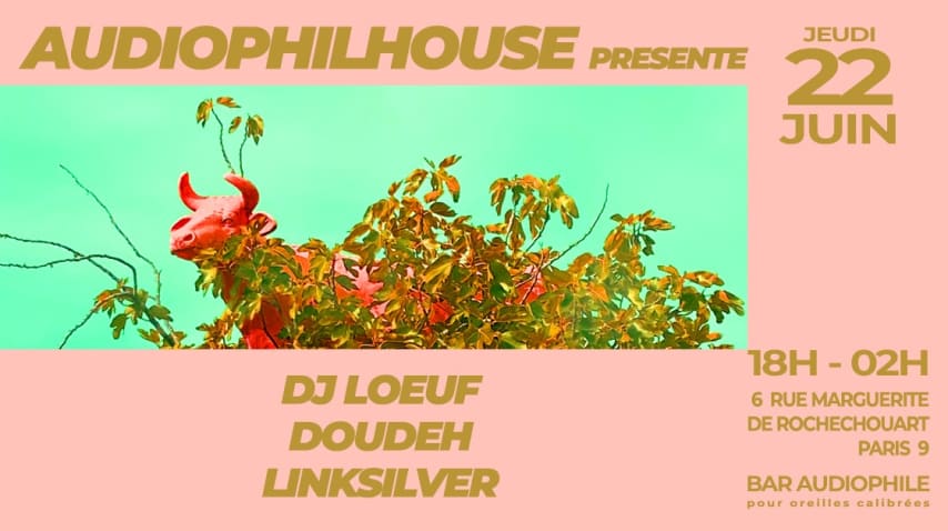 AudiophilHouse reçoit Dj Loeuf, Doudeh & Linksilver cover