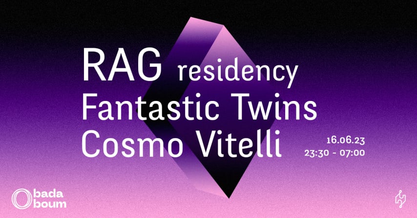 Club — Rag Residency (+) Fantastic Twins (+) Cosmo Vitelli cover