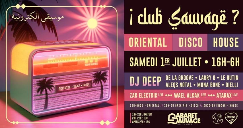 ¡Club Sauvage: Dj Deep / De La Groove / Zar Electrik... cover