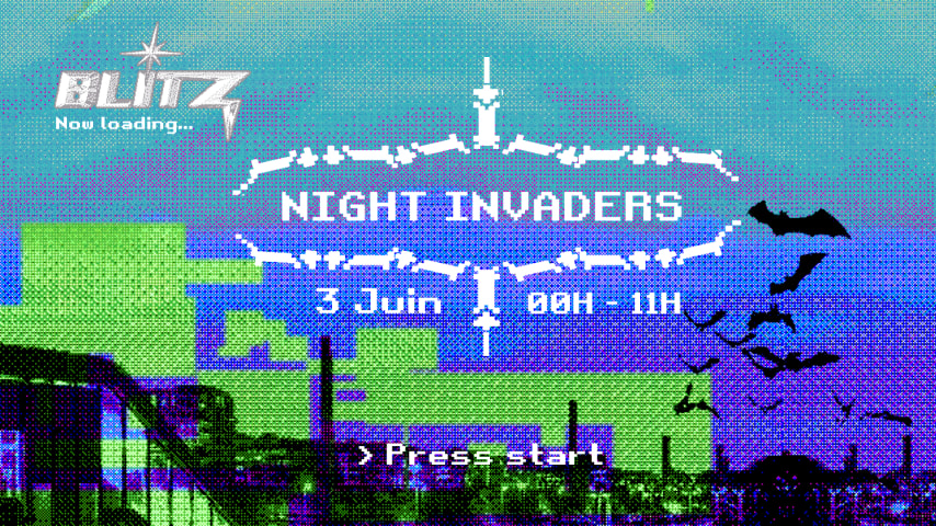 BLITZ - Night Invaders cover