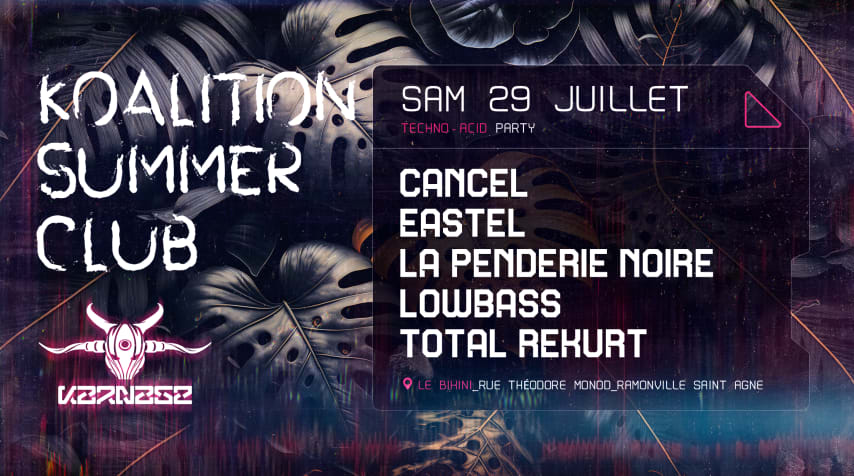 Koalition Summer Club W/Cancel, Eastel, La Penderie Noire... cover