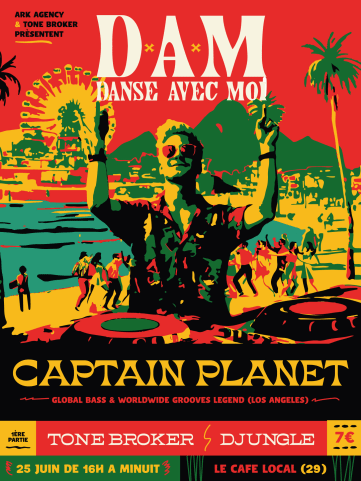 DANSE AVEC MOI - CAPTAIN PLANET cover