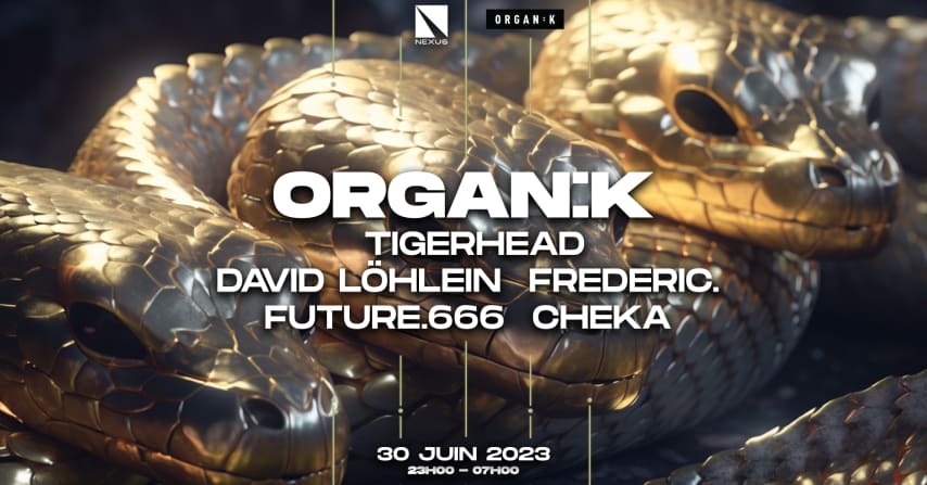 ORGANÏK : TIGERHEAD | DAVID LÖHLEIN | FREDERIC. | FUTURE.666 cover