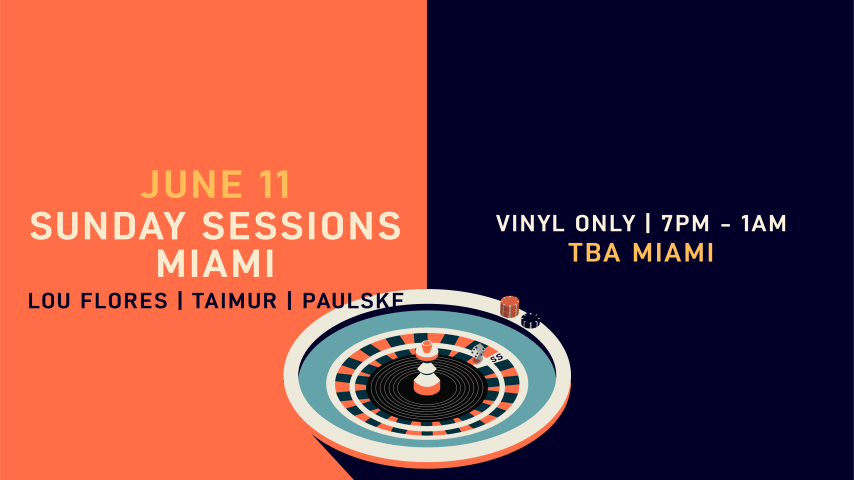 Sunday Sessions Miami (Vinyl only) #4 cover