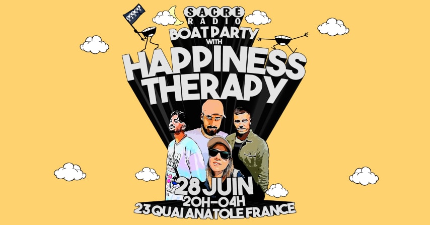 Sacré Radio Boat Party Happiness Therapy cover