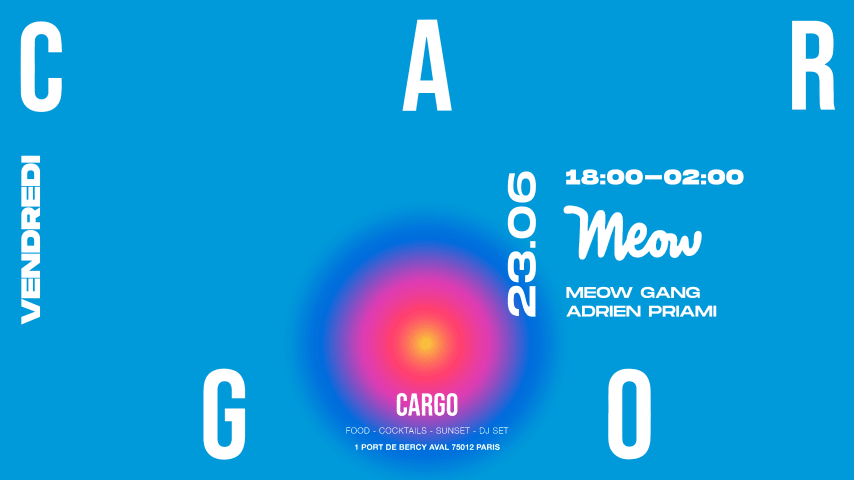 CARGO x MEOW w/ Adrien Priami cover