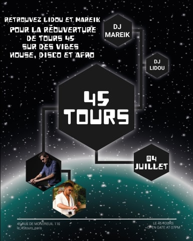 Reopening 45 Tours w/ Mareik & Lidou cover