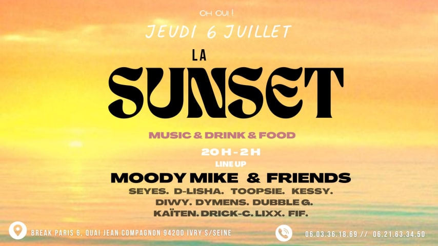 La SUNSET //  MOODY MIKE & Friends cover