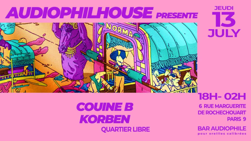 Audiophilhouse Reçoit Quartier Libre cover