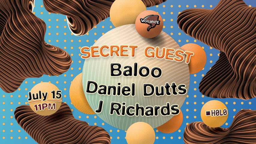 Vigilante:Baloo, Special Guest, Daniel Dutts(H0l0 Reopening) cover