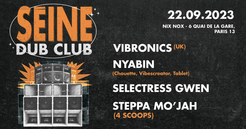 Seine Dub Club #4 Vibronics, Nyabin, Gwen, Steppa Mo'Jah cover