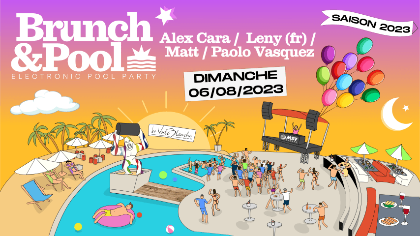 BRUNCH & POOL #4 - OPEN AIR & POOL PARTY cover