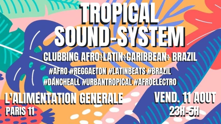 Tropical SoundSystem~Caribbean, Afro, Latino, Urban Tropical cover