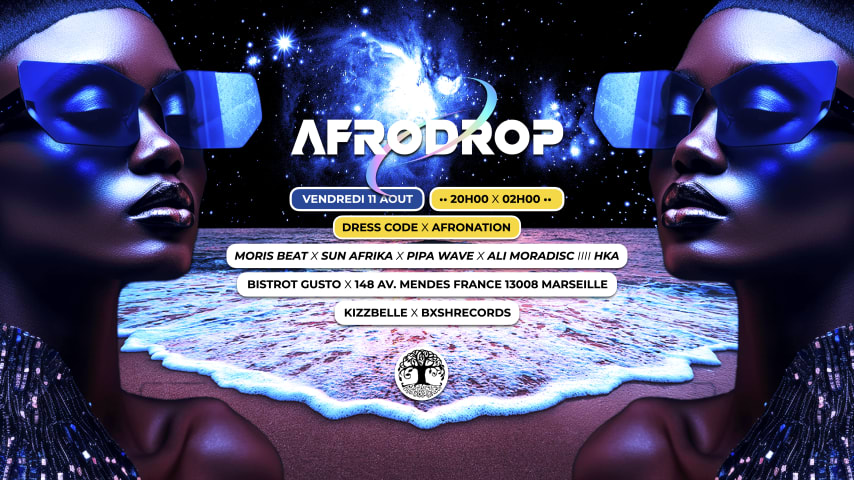 AFRODROP MARSEILLE BEACH PARTY cover