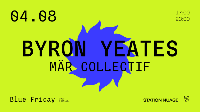 BLUE FRIDAY w/ BYRON YEATES, Mär cover