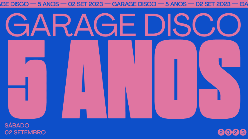 Garage Disco 05 anos cover