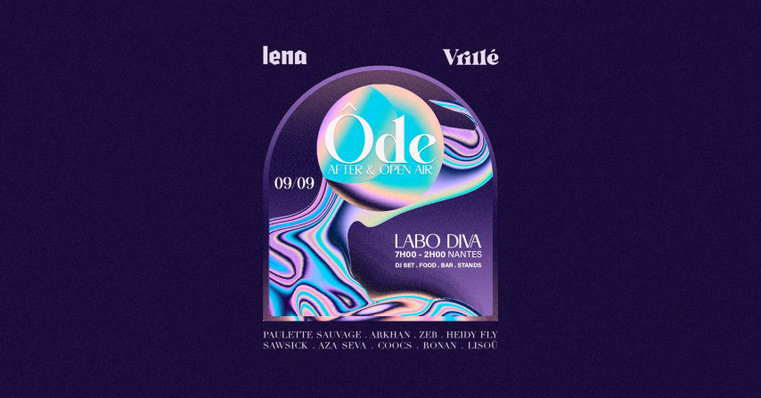 LENA x Vrillé | Ôde (After et Open air) @Labo Diva cover