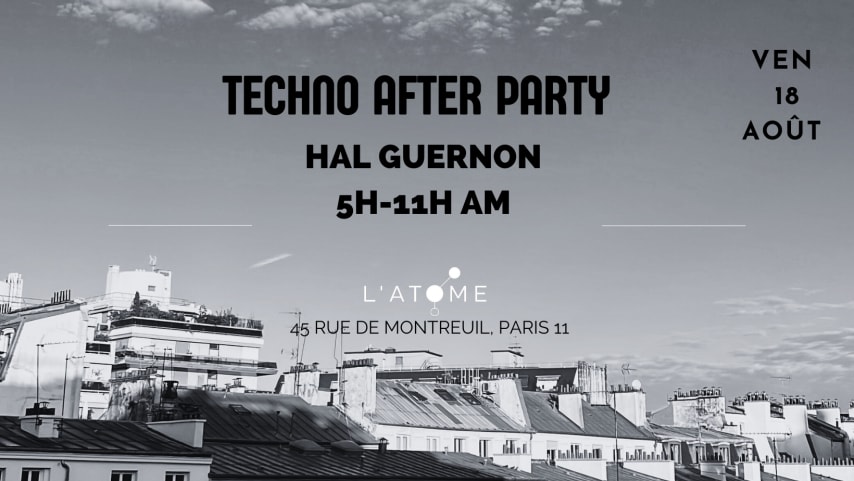 AFTER Techno L'Atome #337 w/ Hal Guernon cover