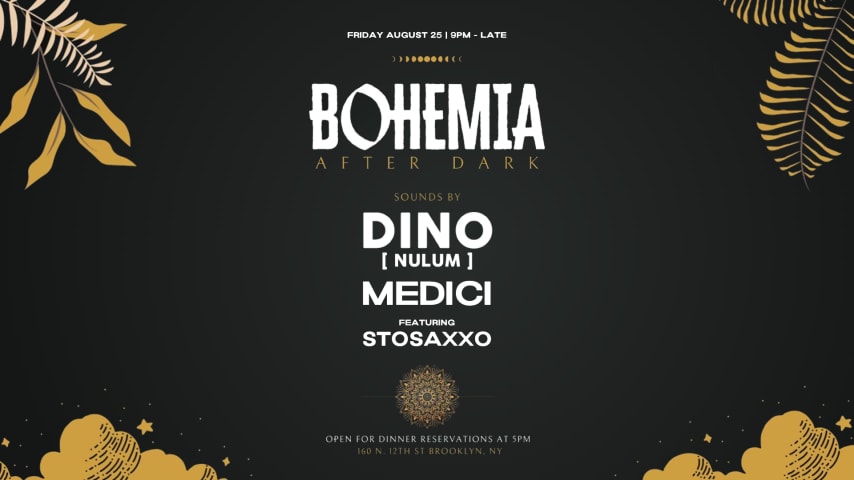NULUM presents BOHEMIA After Dark: Dino, Medici, Stosaxxo cover