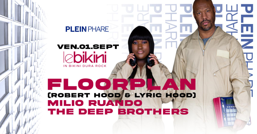 PLEIN PHARE - HOUSE & TECHNO @ LE BIKINI : FLOORPLAN cover