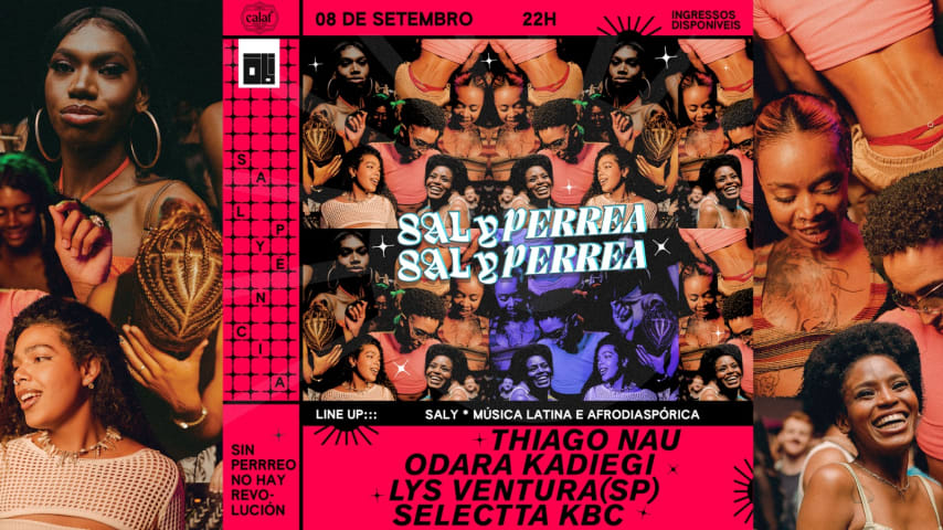 08/09: SAL Y PERREA RECEBE LYS VENTURA cover