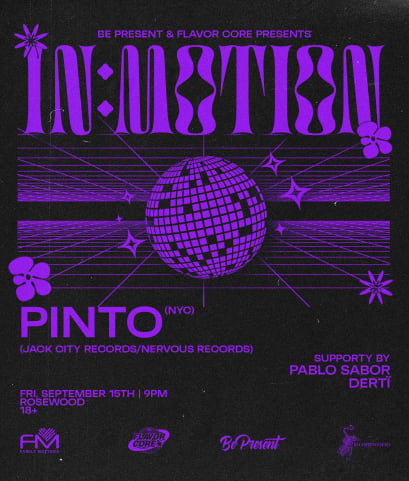 In:Motion w/ Pinto (NYC) cover