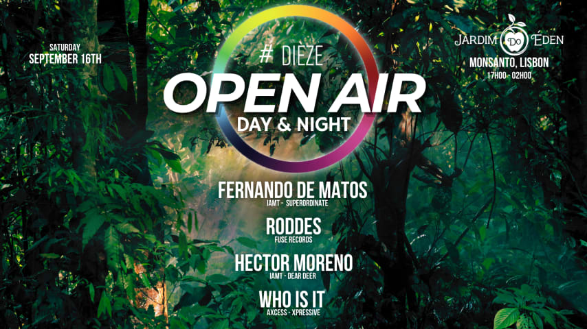 Dieze Day and Night Open Air Monsanto Park Lisboa cover